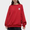 FILA Fusion Dragon Year CNY Series Dragon Pattern Round Neck Pullover Loose Sweatshirt Unisex sweatshirt Misty-Red T11U413212F-RD