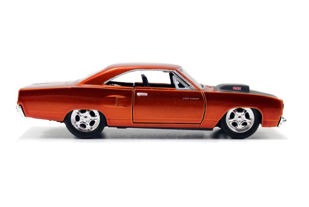 Jada Toys Fast & Furious Series 1/32 F&F Plymouth Road Runner Orange Metallic (Dominic) Finished Product