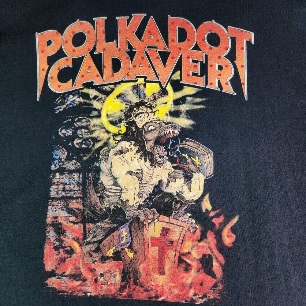 Vintage Polkadot Cadaver T-Shirt Short Sleevee Cotton Tee All Size S-4XL Unisex T-Shirt S