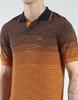 MONTE CARLO Men's Regular Fit Self Designed Half Sleeve Polo T-Shirt