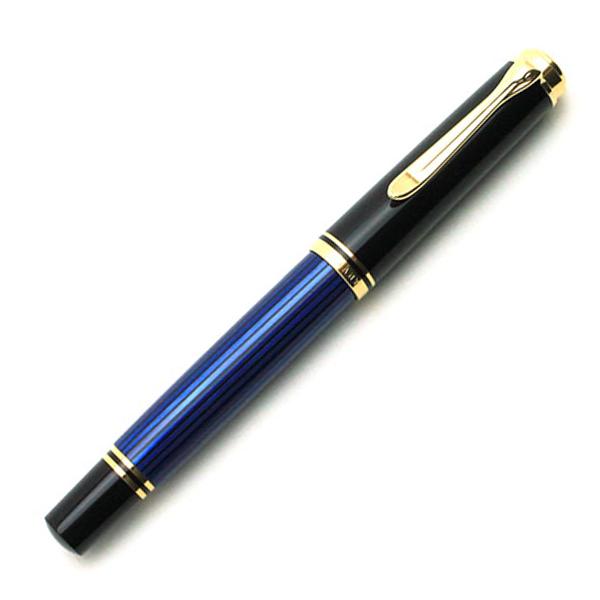 

Pelican Sue Bellane M400 Fountain Pen Blue Stripe F fine print