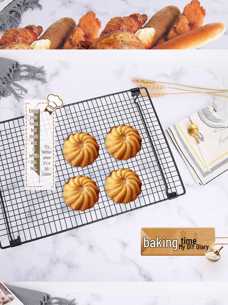 Foldable Non-stick Baking & Cooling Rack – Cake, Bread, Mooncake & Grill