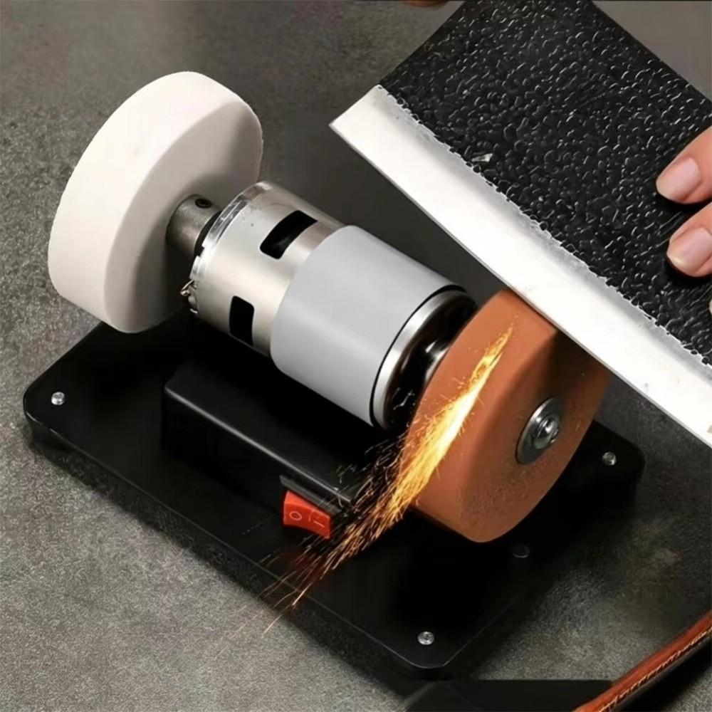 Dual Wheel Electric Small Sander Sturdy Base Sanding Machine Electric Sharpener Grinder Polishing