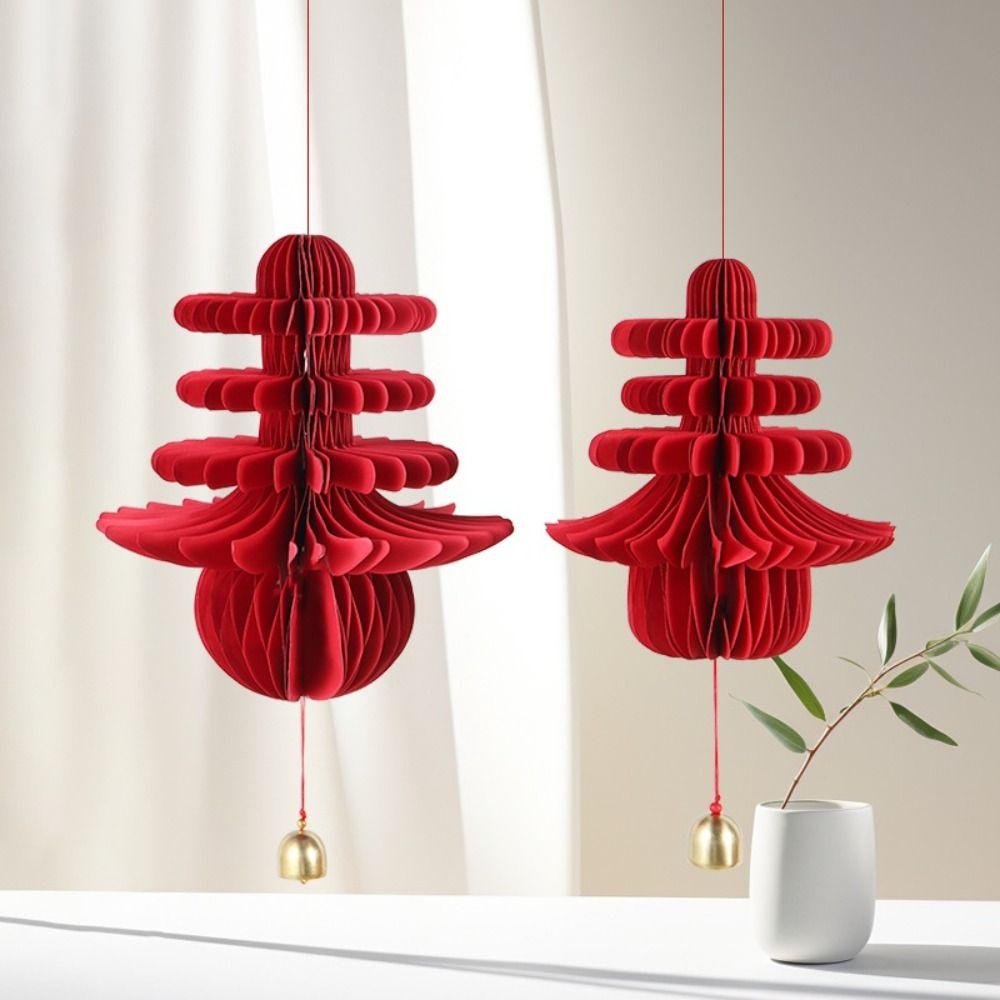 Faltbare 2025 Schlange Waben Dekoration Traditioneller Frühlingsfest Anhänger Party