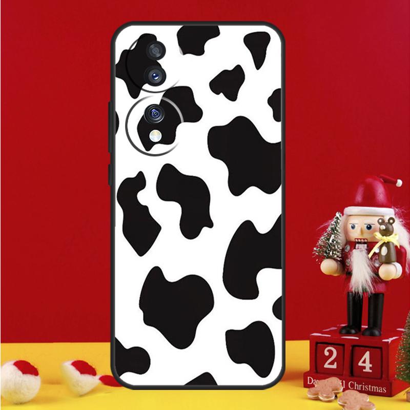 Cow Print Case For Honor Magic 5 6 7 8 Pro Honor 200 400 50 70 90 Lite X8b X8c X9a X9b X9c Win RT Cover