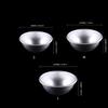 Set Of 50 Hemispheres Baking Molds Silver Aluminum Cake Tins for Wedding Cakes and Mousses Puddings Bakewares