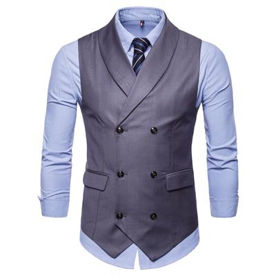 Chaleco de traje de Color sólido ajustado ropa de calle clásica estilo coreano otoño chaleco de un solo pecho para fiesta
