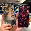 For Apple iPhone 16e Case Cute Cat Lion Painted Cover Soft Slim Phone Case For iPhone SE 4 SE4 2025 iPhone16e 5G Back Cover Bags