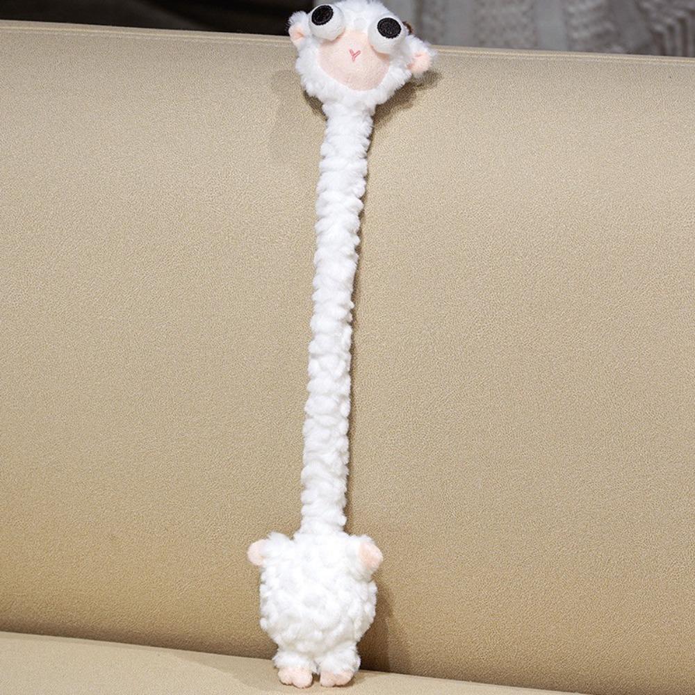 

Cute Style Long Neck Monkey Plush Keychain White Color Elephant Plush Pendant Bag Charm Decor Style C