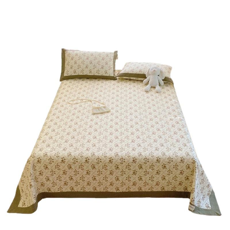 A-Class 100% Cotton Coarse Cloth Soft Bed Sheet for All Seasons