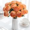 Artificial Flowers Wholesale European Style Lotus Home Room Table Wedding Wreath Fake Plants Vase Decora Accessory Diy Gifts Box