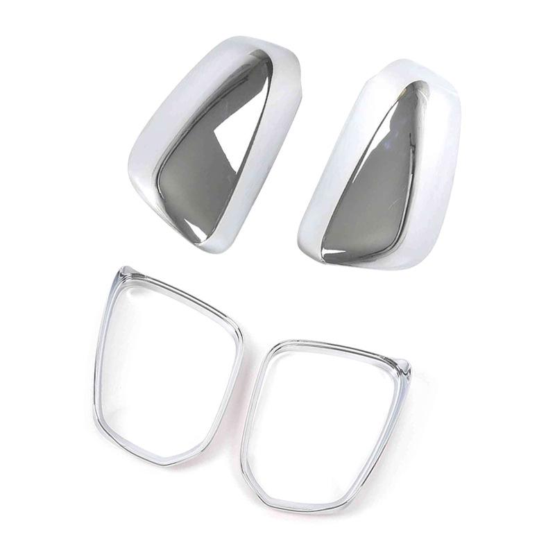 Toyota VOXY/NOAH 90 Series Carbon Fiber Rearview Mirror Cover with Rain Eyebrow Decorative Sticker.