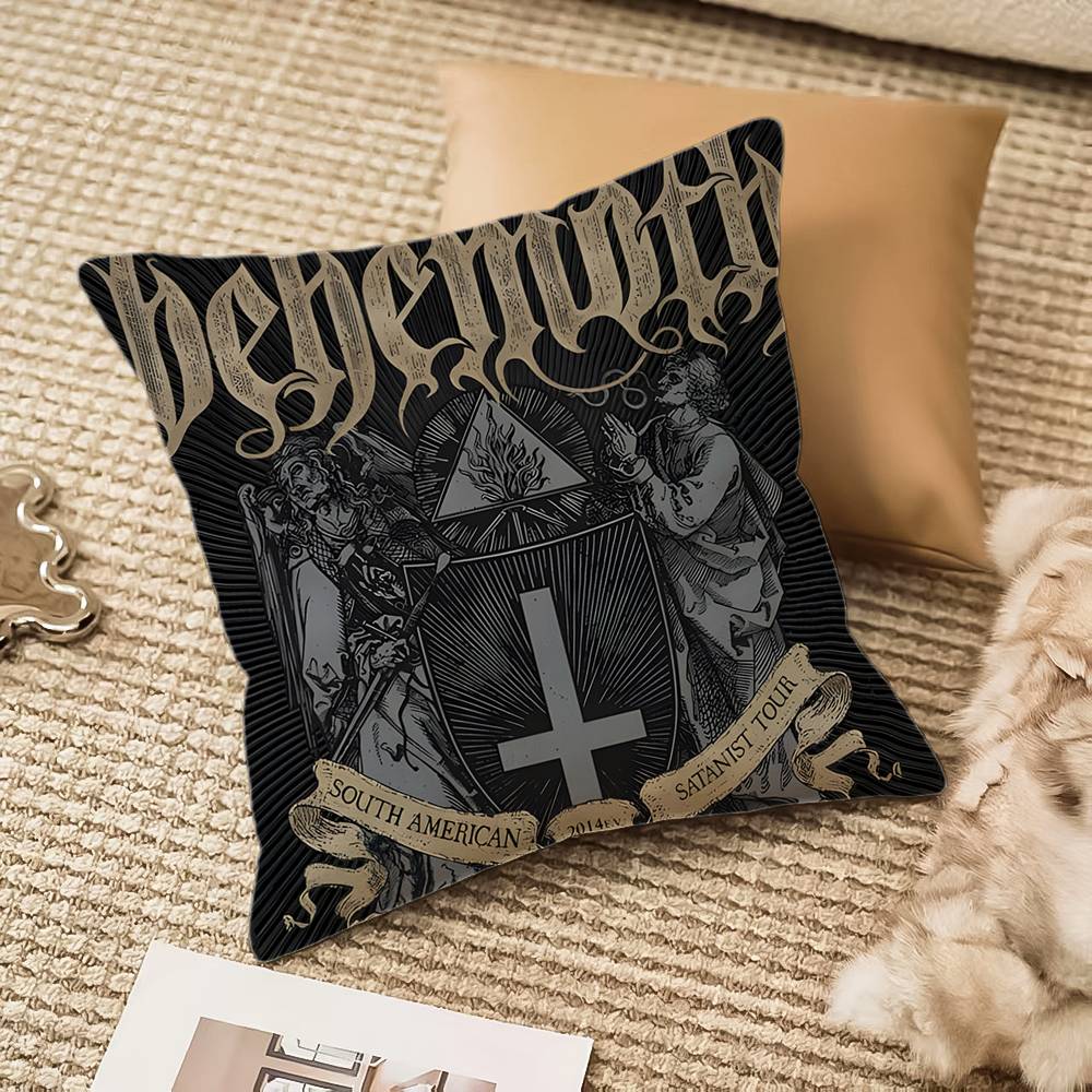B-behe-moth-es Pillow Case Anti-dustmite Invisible Zipper Sofa Bed