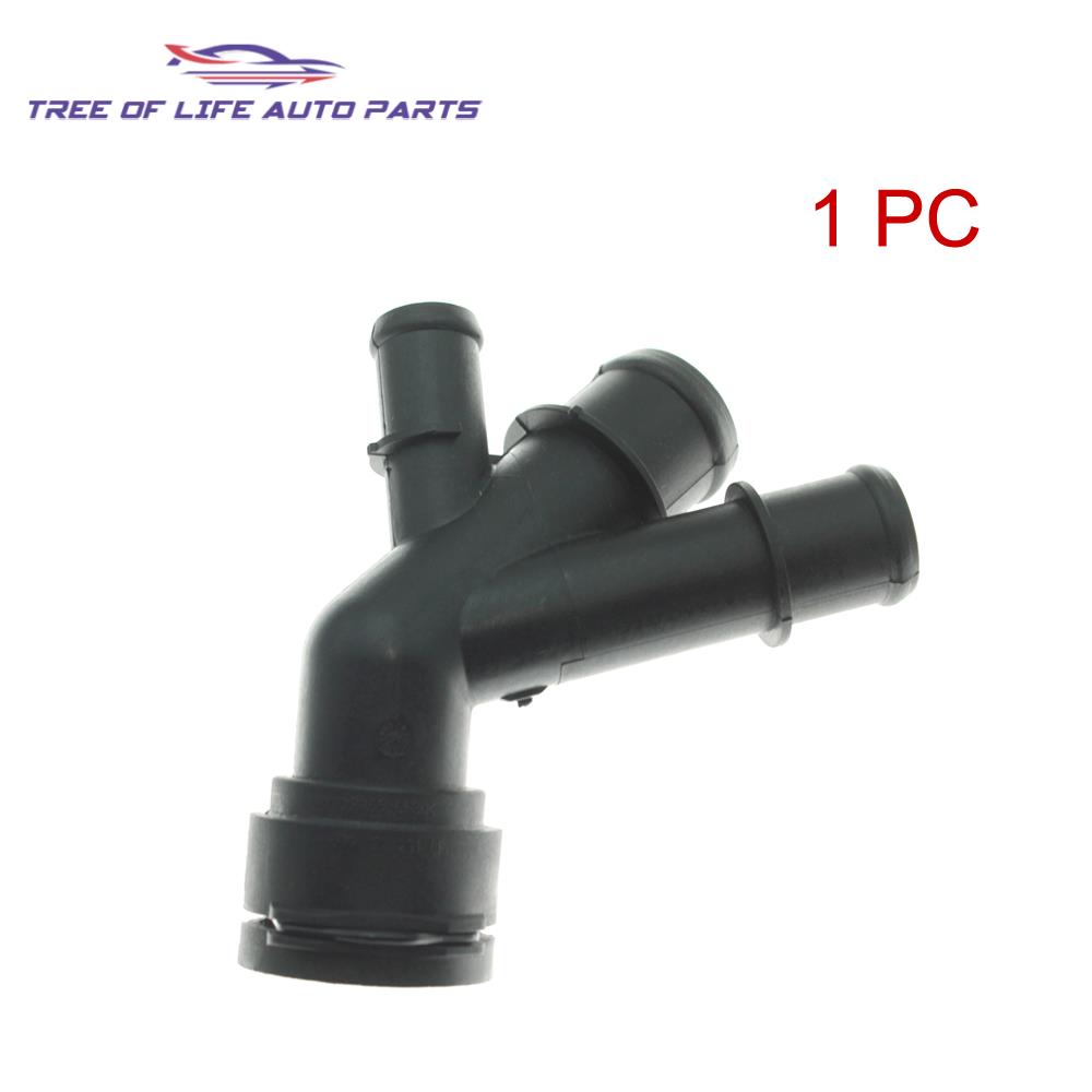 1/2/5/10 New Engine Coolant Cooling Water Pipe Joint For VW Volkswagen Golf VII Arteon Passat 2013-2017 5Q0122291BF 5Q0122291CT