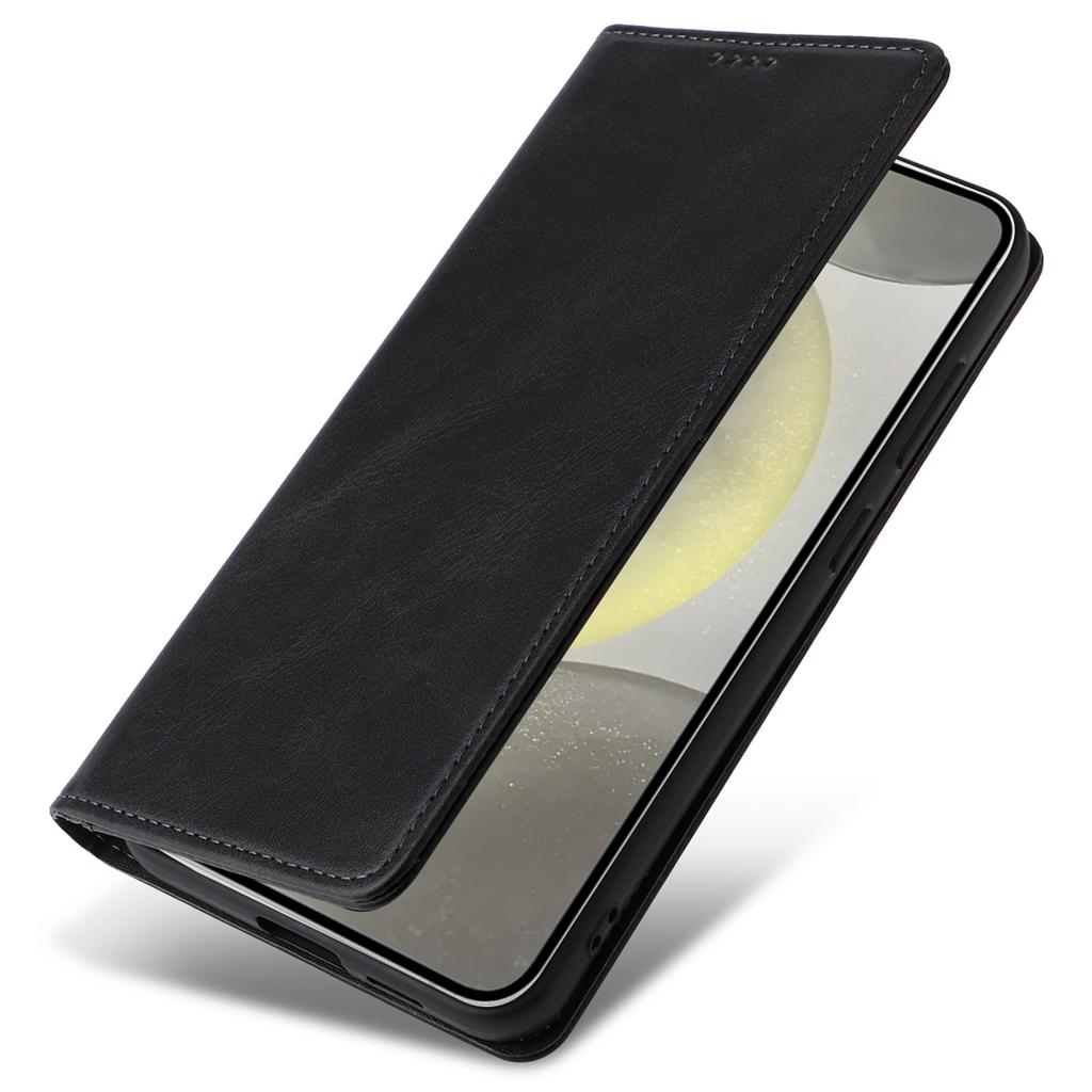 Dla Samsunga Galaxy S25+/S24+ Etui Blokujące RFID Skórzane PU Klapka Pokrowiec na Telefon