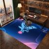 Tappeto in Velluto di Cristallo con Stampa del Crystal Palace Football, Comodo Assorbente d'Acqua Antiscivolo Tappeto per Pavimenti Interni