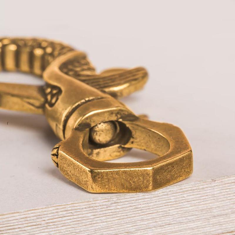 Figurine cu dragon de cupru de epocă Ornamente mici, retro, alamă, animale, lanțuri de chei pentru mașini, artizanat, decorațiuni pentru birou, accesorii