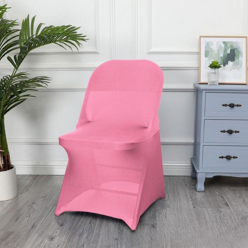 1/2/5 PCS Stretch Spandex Wedding Chair Cover for Weddings Birthdays Parties Events Hotels Banquets