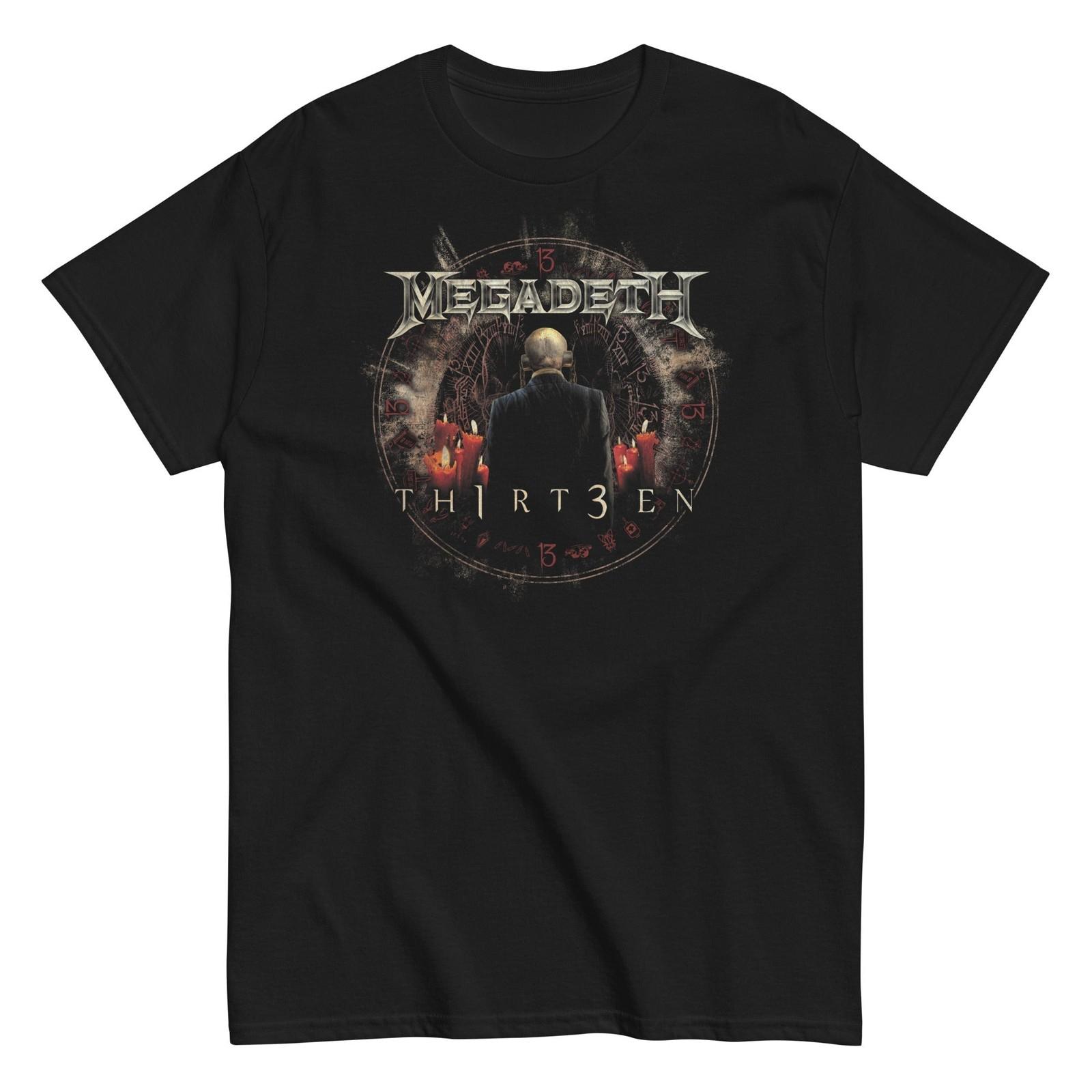 MerchMoment Megadeth Th1rt3en T-Shirt T-Shirt Black New S
