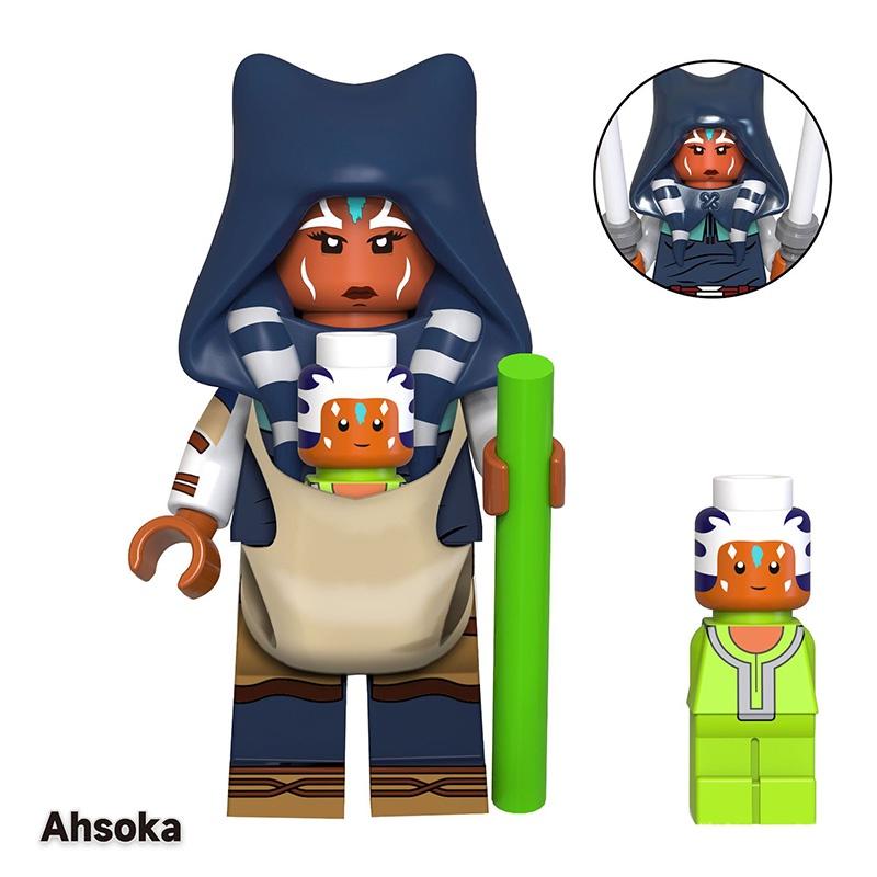 Tv6107 Sci-fi Series Clone Commander Echo Ahsoka Children's Assembly Figure Building Blocks Toy Suitable For Ages 3-14