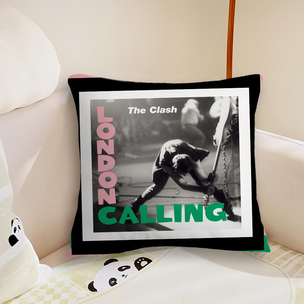 Cushion Cover Band Living Room Music Headboard Bedroom Office Cushion Cushion Sofa Nap Rock The Time Pillow C-Clash Case
