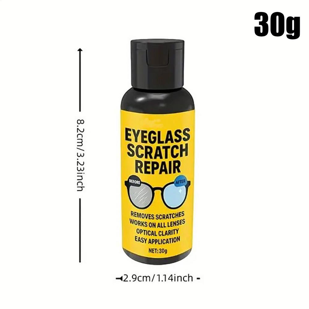 Lens Scratch Remover Sunglasses Screen Cleaner Polishing Scratch-Resistant Solution for Camera Table Screen Car Stove Watch