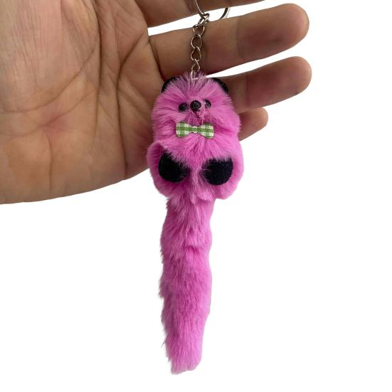 Keychain Pendant Plush Cartoon Bear Charm Key Chain Versatile Key Holder Backpack Car Key Accessories