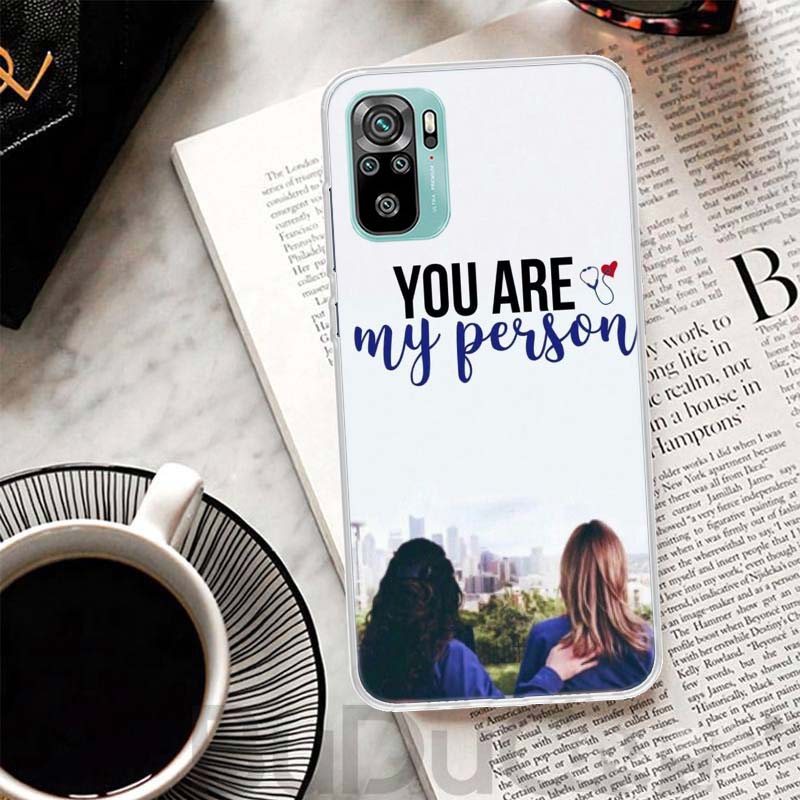Greys Anatomy Person Cover For Xiaomi Redmi Note 14 13 12S 12 11 Pro Plus Phone Case 11S 10S 10 11E 11T 14Pro 13Pro Print Coque