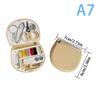 1Set Knöpfe Pins Aufbewahrungsboxen Nähkasten Haushalt Tragbarer Reise Mini Nähset Schere Fingerhut Nadelfäden Box Set