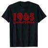 2025 Funny 60th Tee Vintage Legends Born in 1965 60 Years Old Party T Shirts Summer Cotton Birthday Gift Idea T-shirt Women Men
