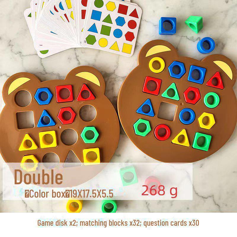 Geometric Matching Game: Educational Toys for Children's Cognitive Development and Parent-Child Interaction
