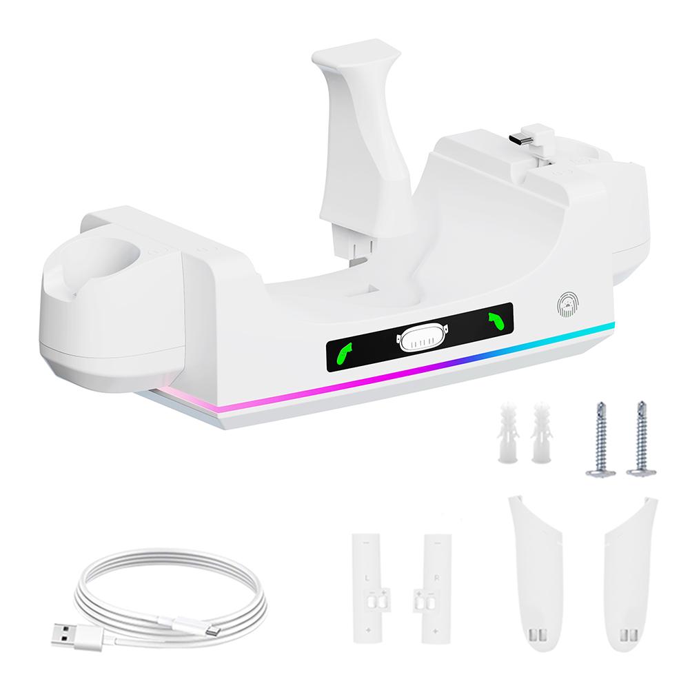 Charging Dock VR Headset & Controllers Charging Stand VR Charging Station Display Stand for Meta Quest 3S for Meta Quest 3