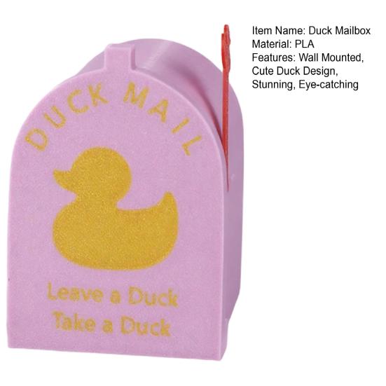 Duck Mailbox Magnetic Wall Mount Mini Mailbox for Cruise Ship Cabin Door Interactive Toy for Duck Hunting Game Gift for Cruise Lovers