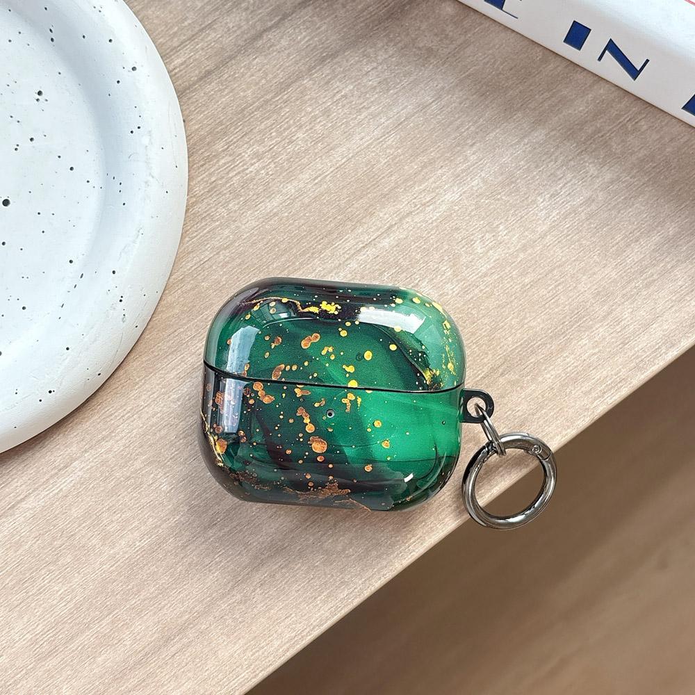 Korea Starry Sky Gilding Marble Pattern Full Protective Shell For Samsung Galaxy Buds 3/3Pro Wireless Bluetooth Earphone Case