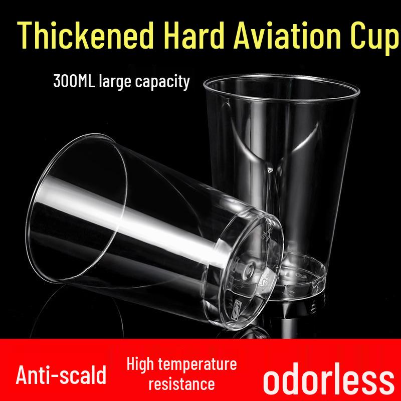Disposable Crystal Clear Plastic Cups for Commercial and Household Use