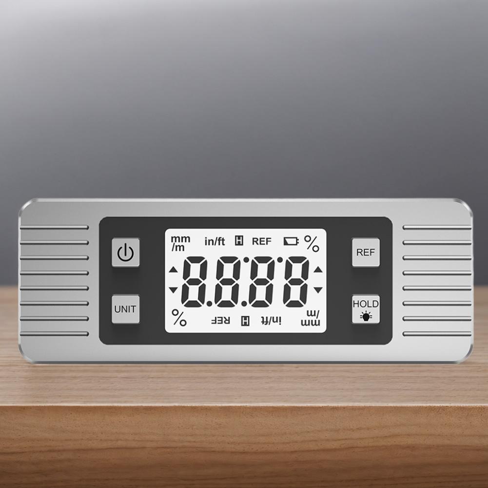 Digital Protractor Magnetic Inclinometer 360 Degree Electronic Level Angle Gauge for Construction Woodworking and Machinery