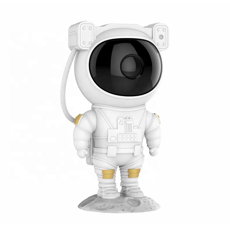 Smart Toy 360-Degree LED Star Projector Modern Astronaut-Shaped Night Light for Kids