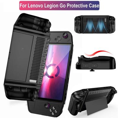 TPU El Konsolu Kılıfı Darbeye Dayanıklı Koruyucu Kabuk Profesyonel Arka Kapak Lenovo Legion Go için