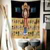 One Piece Monkey D Luffy Wall Tapestry Aesthetic Wall Hanging Printed Fabric Blanket Decorative Tapestries For Bedroom Living Room Home Decor