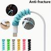 50/30/10 PCS Silicone Cable Protector - Spiral Winding Cable Organizer, Suitable for USB Chargers and Data Cables