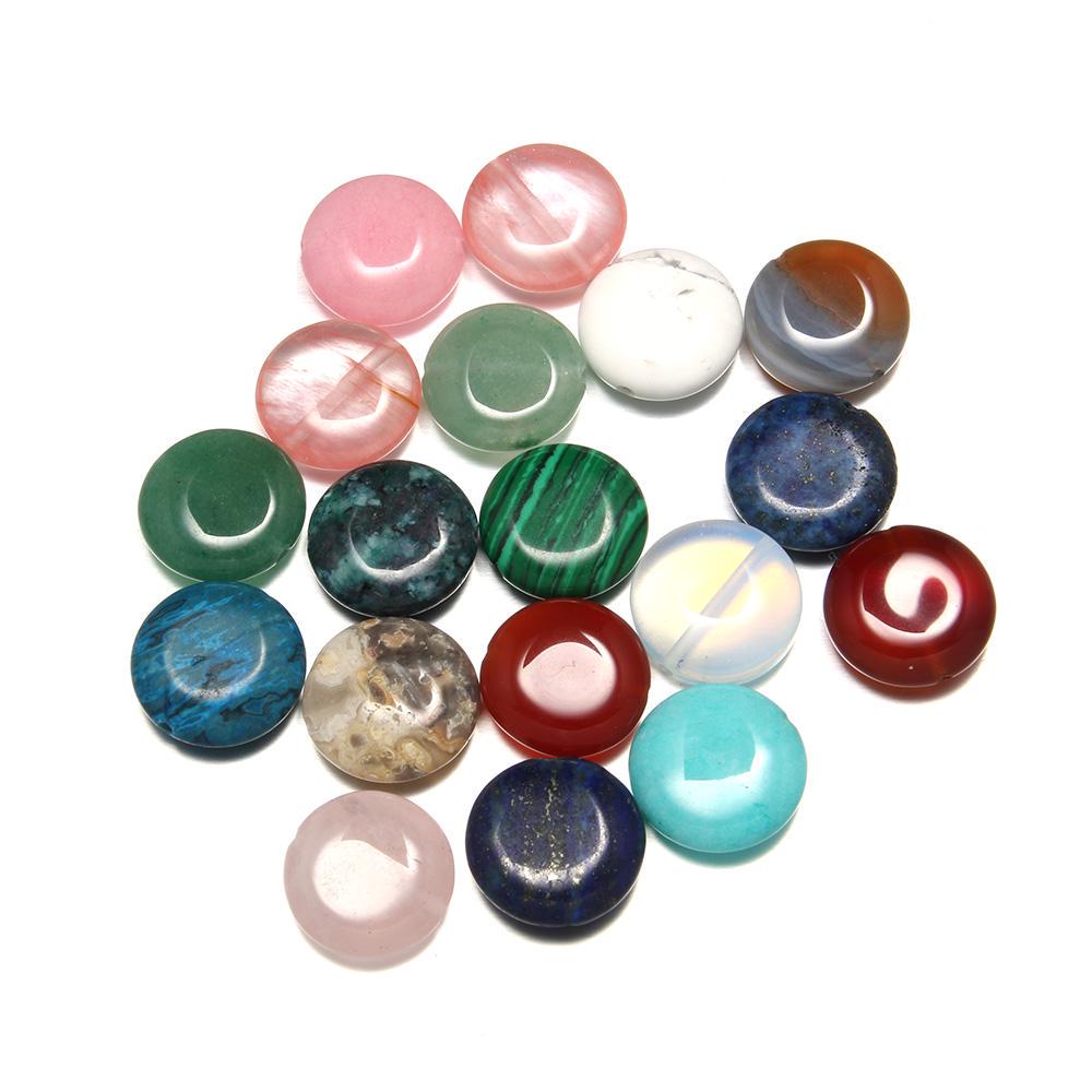 10Pcs Mixed Natural Semi-precious Stone Beads Loose Gemstone Beads for DIY Bracelet Necklace Jewelry Making