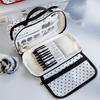 Large Capacity Pencil Case Polka Dot Pen Bag Portable Organizer Bag