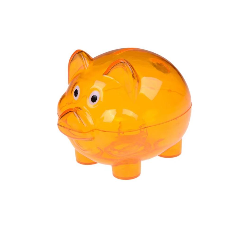 Transparent Money Box Pig Shape Storage Bottl New Money Saving Box  for Children