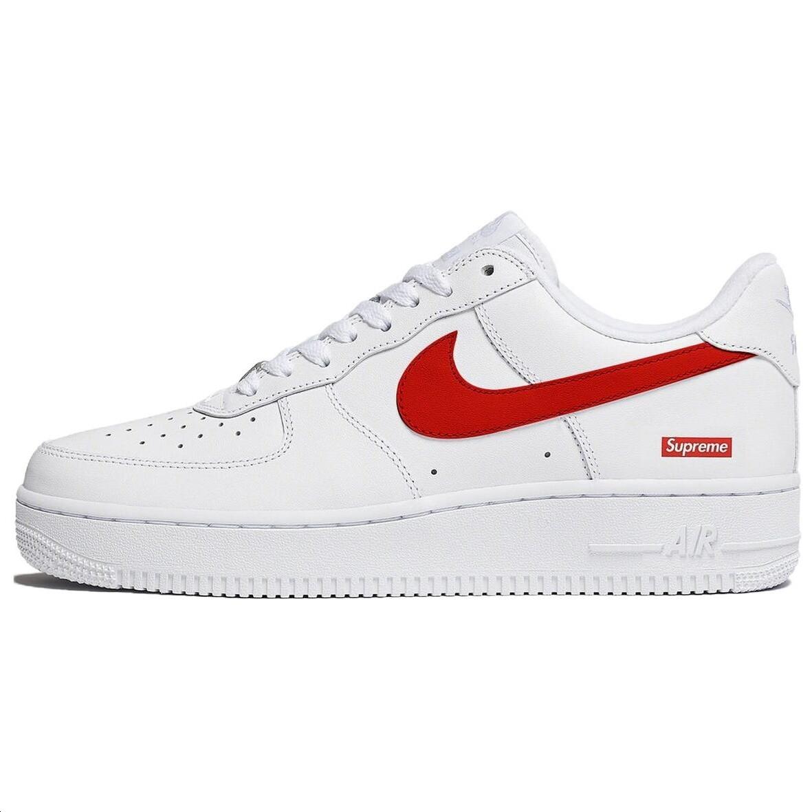 

Nike Supreme x Air Force 1 Low Box Logo - Speed Red - CU9225-101 EU 45 білий