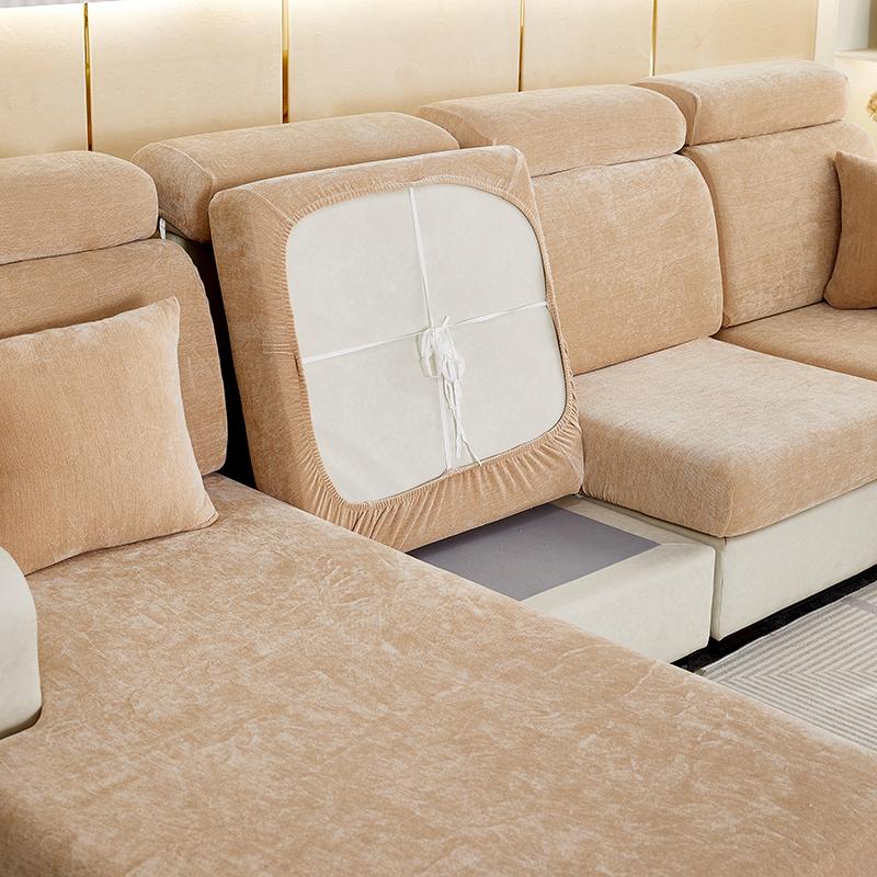 New Design Snowy Couch Cushion Seat Cover Stretchy Pets Home Furniture Armrest Cover Protector Stretch Washable Removable Couch Slipcover