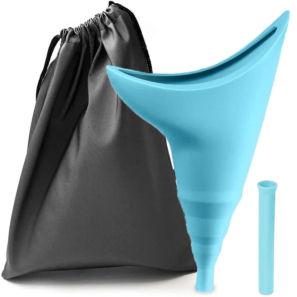 Reusable Femme Urinating Silicone Urinal Female Outdoor Travel Camping Women Pee Funnel For Women Standing Piss Women Urinal
