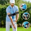 Two Golf Swing Trainer Aids Encourage Proper Arm Movement And Body Coordination During Play