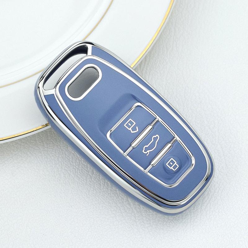 Auto Shell Fob Holder Soft TPU Car Remote Key Case Cover For A4 A5 A6 A7 A8 Q8 Q5 S6 S7 S5 S4 RS6 RS7 TT Accessories