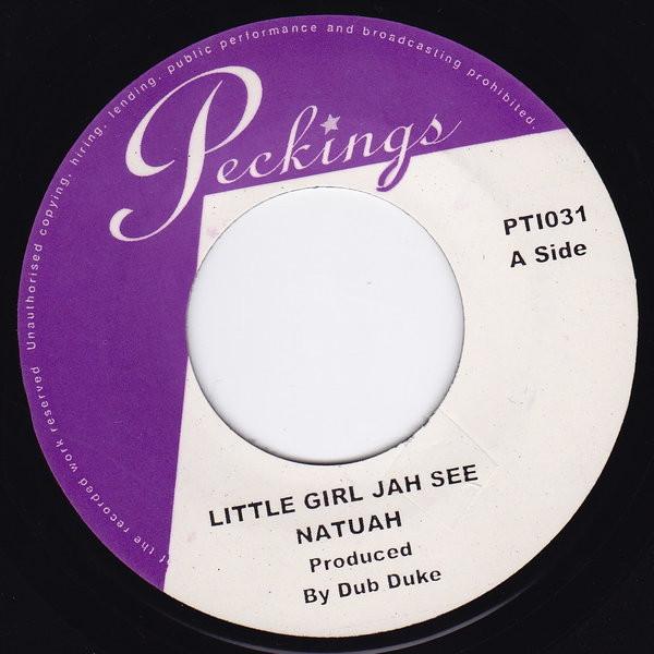 

7-дюймовая пластинка NATIJAH / SERGE - Little Girl Jah See / Sir Peckings PTI031 Peckings Record 2007 UK Регги, Ска и Даб Б/У