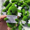 1pc Handcrafted Emotional Comfort Pickle Cucumber - Adorable Muppet Style Decorative Gift for Uniquely Quirky Charm